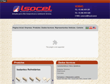 Tablet Screenshot of isocel.com.br