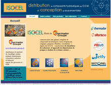 Tablet Screenshot of isocel.fr